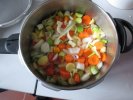 légumes avant cuisson